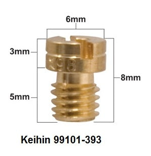 MAIN NOZZLE KEIHIN TYPE 99101-393 DIAMETER #150 (1 PC.) (45.393150/1) - DISCONTINUED, ProX