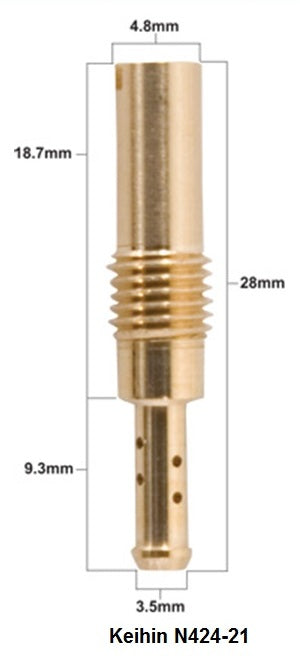 IDLE JET KEIHIN TYPE N424-21 DIAMETER #65 (1 PC.), ProX