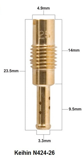 IDLE JET KEIHIN TYPE N424-26 DIAMETER #42 (1 PC.), ProX