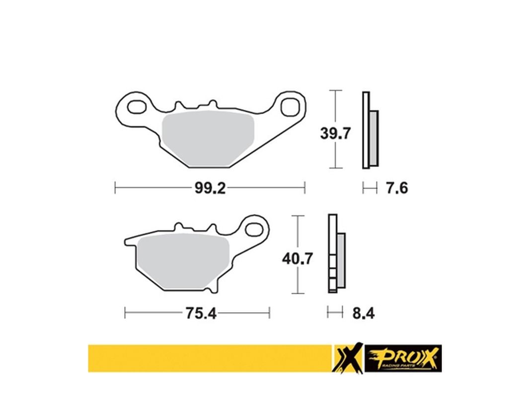 BRAKE PADS KH401 SUZUKI RM 85 '05-22 REAR, ProX