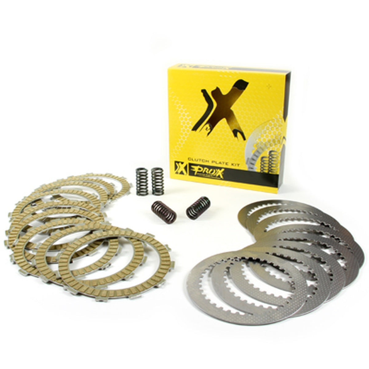 CLUTCH DISCS WITH SPACERS AND SPRINGS (COMPLETE SET) KTM 450 EXC-R '08; 530 EXC-R '08, ProX