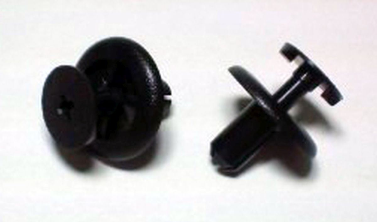 PLASTIC MOUNTING PINS (DEPTH 13MM, GR. 7MM, HEAD WIDTH 15MM, Total length 15,8MM) (10 PC.) (MADE IN JAPAN)