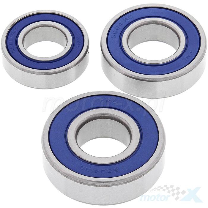 REAR WHEEL BEARINGS WITH SEALS KAWASAKI KLE 500 '03-'06, KLR 650 A '87-'07, KLR 650 TENGAI '90-'91, KLR 650 E '08-'18, W 800 '20-'22 (25-1056), Bearing WorX