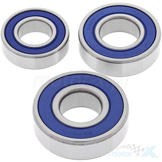 REAR WHEEL BEARINGS WITH SEALS KAWASAKI KLE 500 '03-'06, KLR 650 A '87-'07, KLR 650 TENGAI '90-'91, KLR 650 E '08-'18, W 800 '20-'22 (25-1056), Bearing WorX