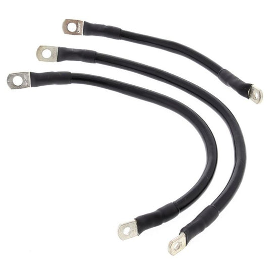 Battery Cable Kit (Length 20CM, 2x33CM, Transparent) HARLEY FLTR ROAD GLIDE '98-'08, FLTRCI ROAD GLIDE CLASSIC (EFI) '99, FLTRI ROAD GLIDE (EFI) '99-'06, FLHPI ROAD KING POLICE '05-'06, FLHR ROAD KING '94-'08, All Balls