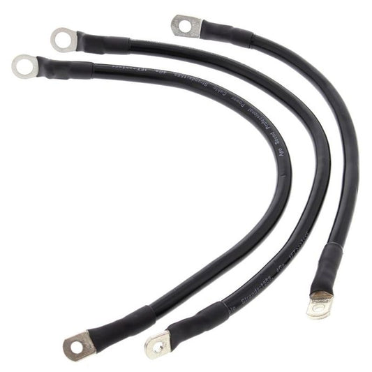 Battery Cable Kit (Length 30CM, 2x40,5CM, Transparent) HARLEY FXR SUPER GLIDE '86-'88, FXR SUPER GLIDE II '82-'85, FXRC CUSTOM 86-88, FXRD GT '86-'88, FXRDG DISC GLIDE '84, FXRS LOW GLIDE '84-'85, FXRS LOW RIDER '86-'88, All Balls