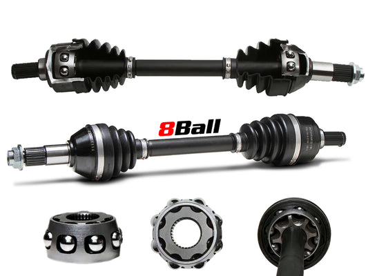 Axle POLARIS SCRAMBLER 1000 MD/XP, SCRAMBLER 850, SPORTSMAN 1000, SPORTSMAN 850 AB8 EXTREME +20% Front STRONA LEWA PRAWA, All Balls