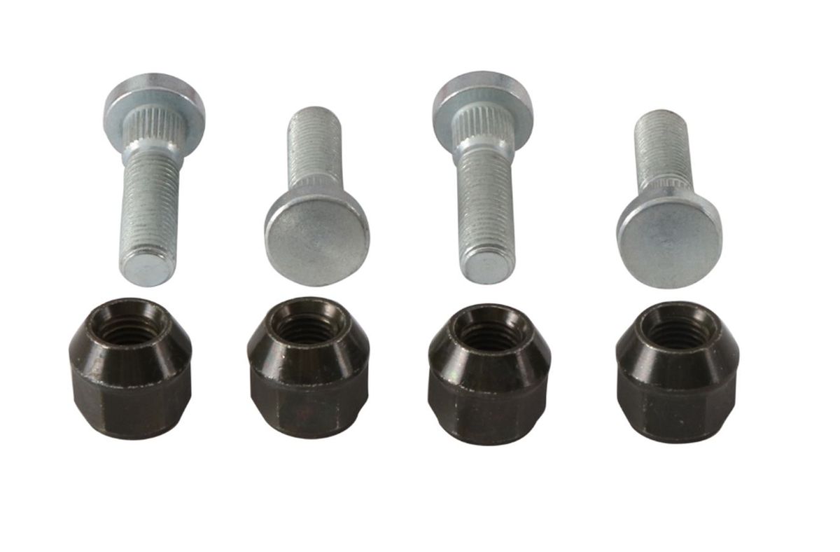 Wheel Stud and Nut Kit FRONT / REAR M10 X 1,25 KAWASAKI KVF650 I BRUTE FORCE 06-13, KVF750 BRUTE FORCE 05-07, All Balls