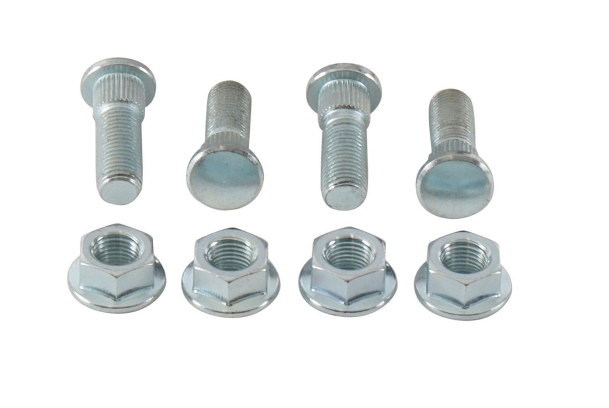 Wheel Stud and Nut Kit FRONT / REAR M10 X INCH THREAD 24G 3/16" POLARIS HAWKEYE/MAGNUM/OUTLAW/RANGER/SPORTSMAN/MAGNUM/PREDATOR/OUTLAW - SEE ADDITIONAL DESCRIPTION, All Balls