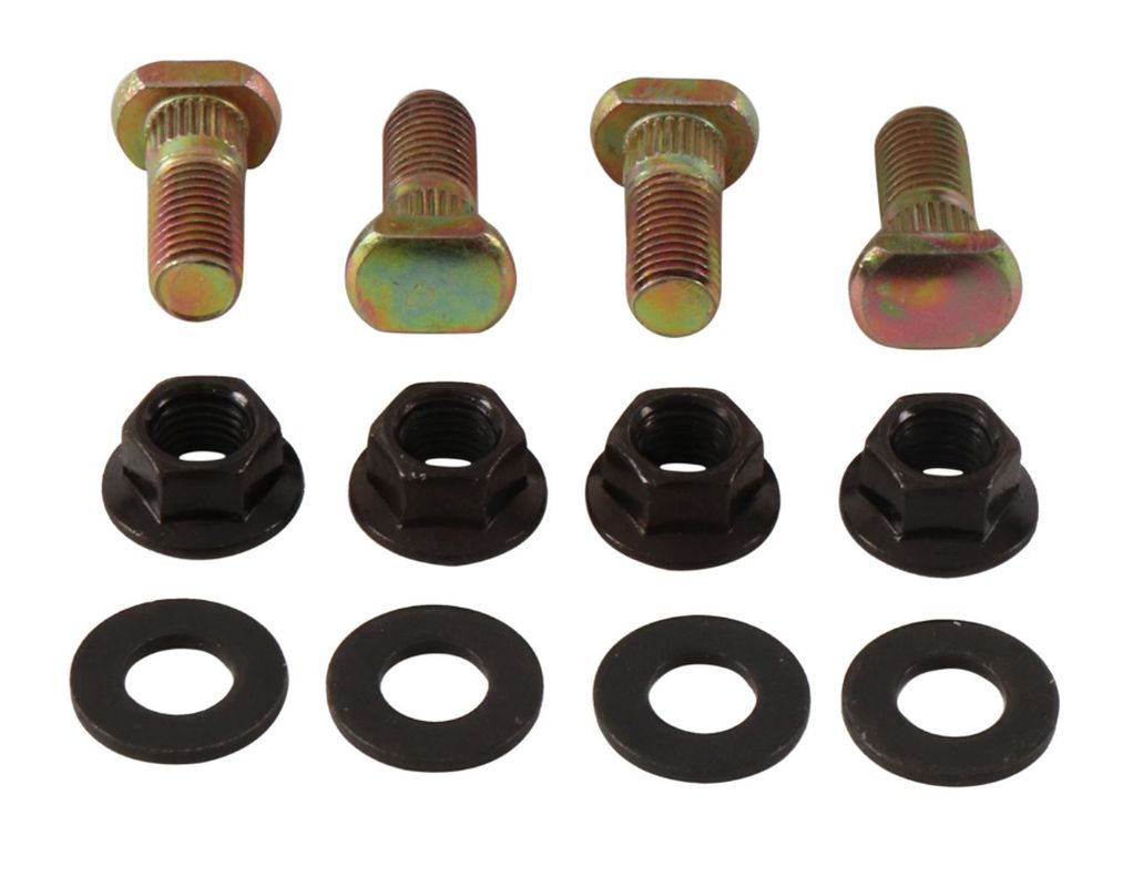Wheel Stud and Nut Kit FRONT / REAR M10 X 1,25 SUZUKI LT-Z 90 QUAD RUNNER, LT-160 - SEE ADDITIONAL DESCRIPTION, All Balls