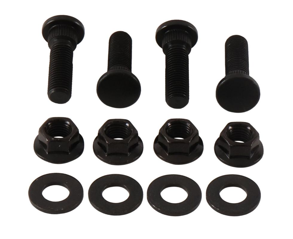 Wheel Stud and Nut Kit FRONT / REAR M10 X 1,25 POLARIS RZR 570 '18, YAMAHA YFM 600 GRIZZLY 98-01 - PATRZ OPSI DODATKOWY, All Balls