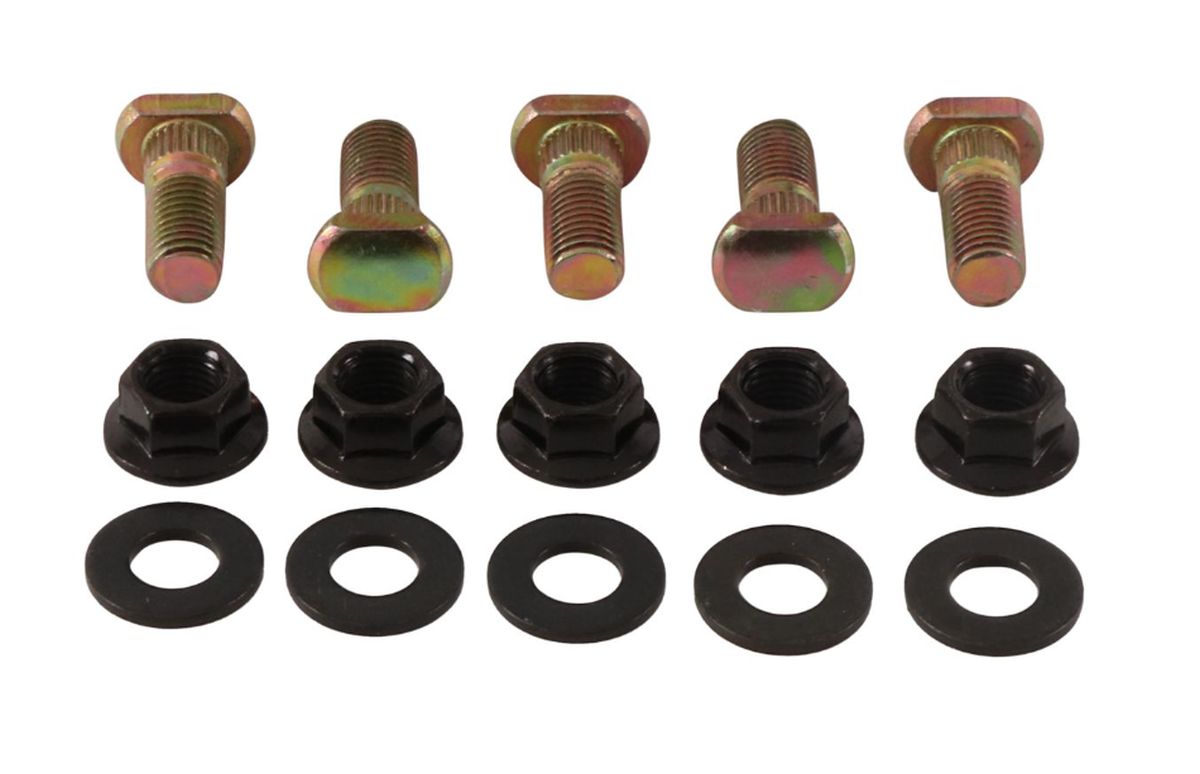 Wheel Stud and Nut Kit FRONT / REAR M10 X 1,25 SUZUKI LT 230 E 88-93 - SEE ADDITIONAL DESCRIPTION, All Balls