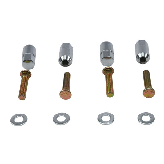 Wheel Stud and Nut Kit Front M10 X (INCH THREAD 24G 3/16") POLARIS Ranger 4x4 800 EFI '14, All Balls