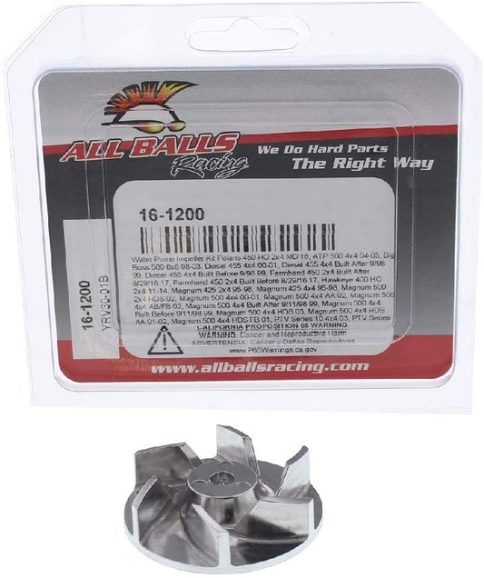 Water Pump Impeller POLARIS SPORTSMAN, RANGER, DIESEL, MAGNUM, SCRAMBLER, WORKER, HAWKEYE, PTV, All Balls