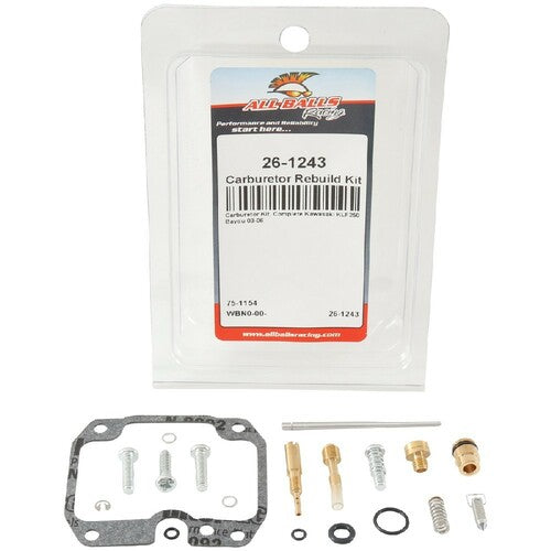 Carburetor Rebuild Kit KAWASAKI KLF 250 BAYOU '03-'06, All Balls