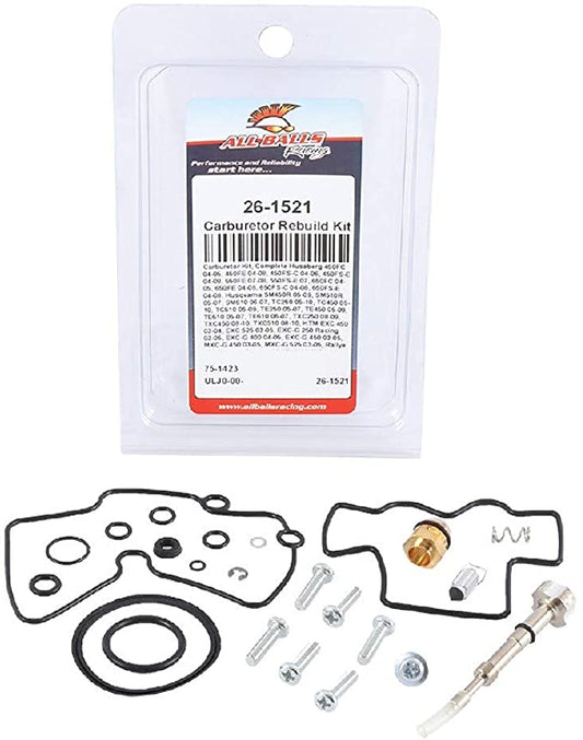Carburetor Rebuild Kit KTM EXC450 03-04, EXC525 03-05, SX450/525 03-05, HUSQVARNA, HUSABERG, All Balls