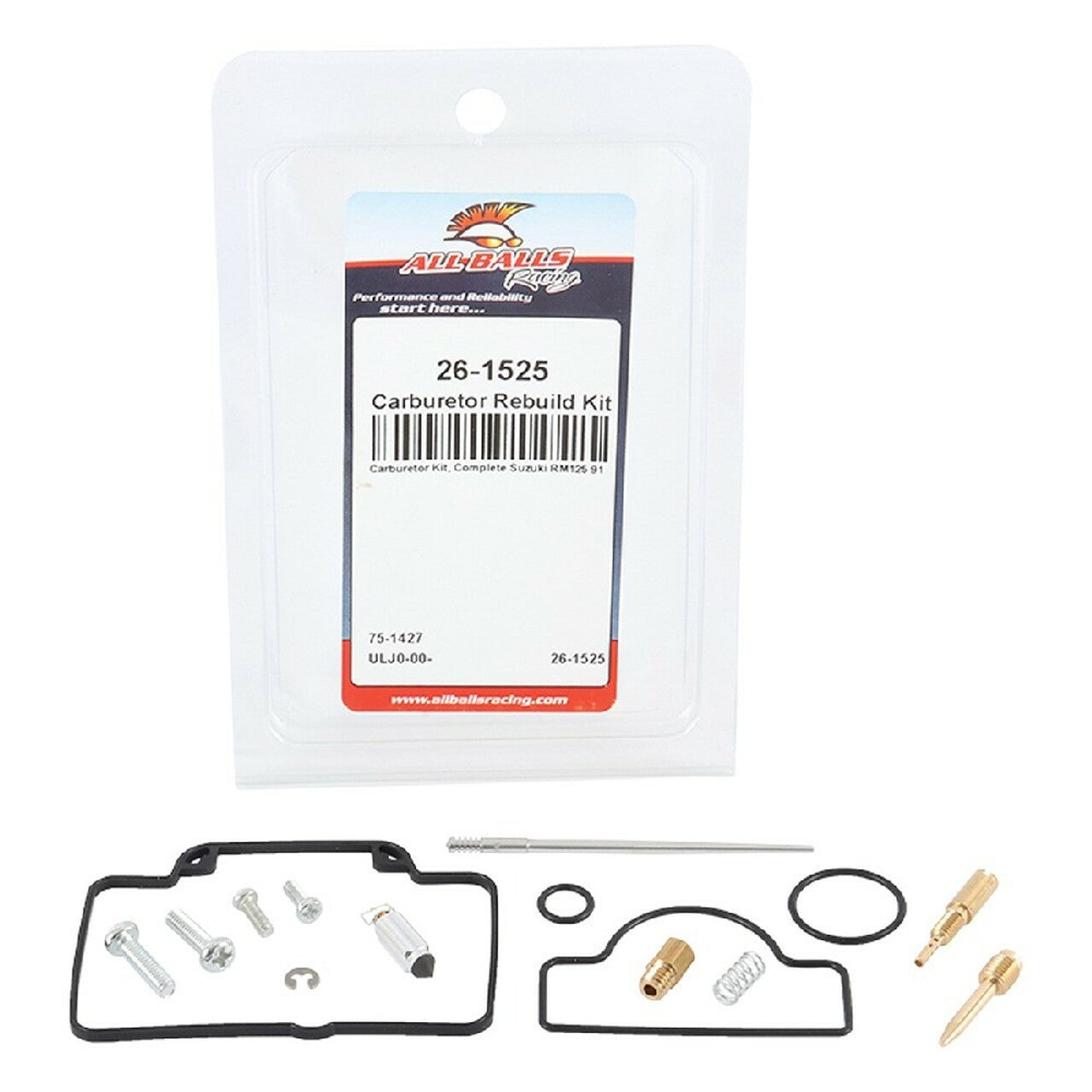 Carburetor Rebuild Kit SUZUKI RM 125 '91, All Balls