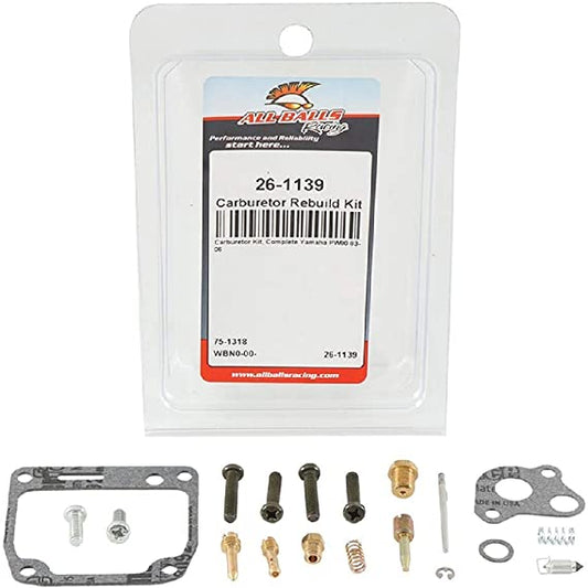 Carburetor Rebuild Kit YAMAHA PW 80 '83-'06, All Balls