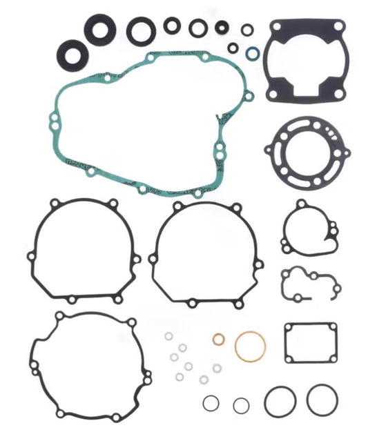 Gasket set with oil seals KAWASAKI KX100 '14-'21, KX 112 '22-'33, Athena