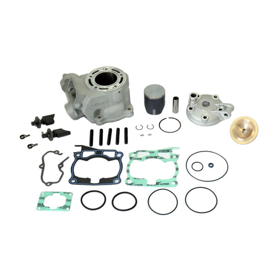 Complete Cylinder KAWASAKI KX 125 '03-'07 54MM STANDARD BORE (125CCM) COMPLETE WITH EXHAUST VALVE AND HEAD, Athena
