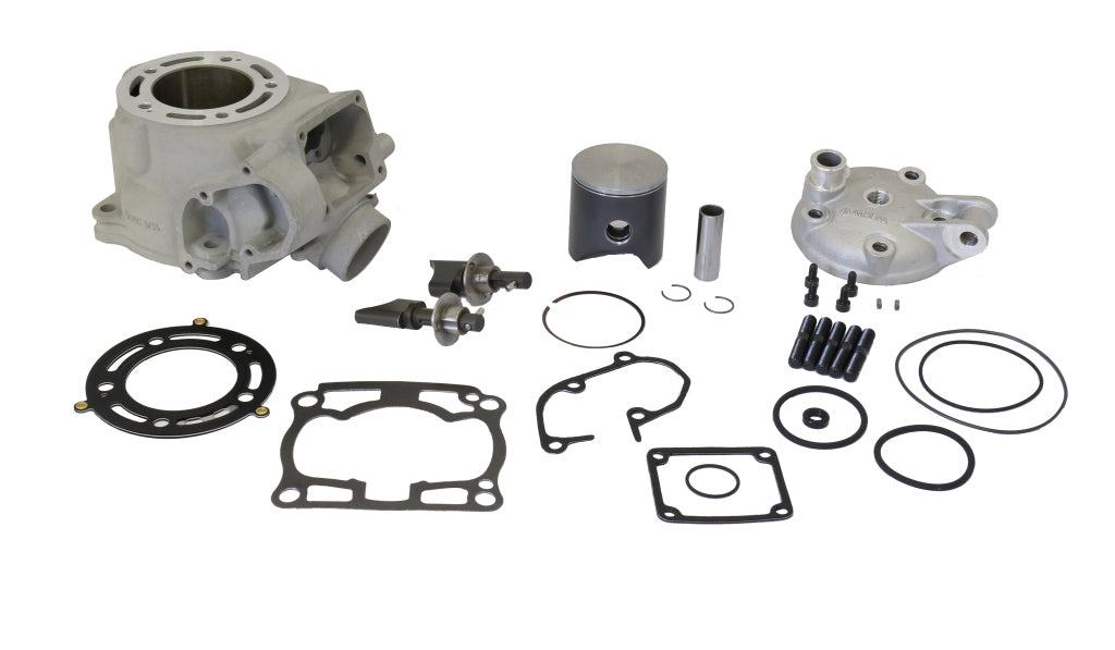 Complete Cylinder KAWASAKI KX 125 '03-'07 58MM BIG BORE +4MM (144CCM) COMPLETE WITH EXHAUST VALVE AND HEAD, Athena