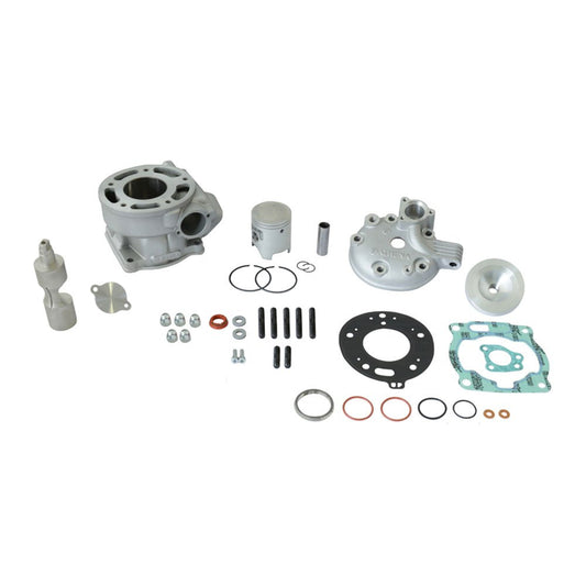 Complete Cylinder YAMAHA DT 125 R/RE/X, TDR 125 ,TZR125 '91-'06 WITH HEAD AND EXHAUST VALVE NICASiL STD 56,00MM (CYLINDER, PISTON, TOP-END, EXHAUST VALVE, HEAD) , Athena