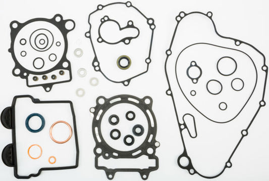 Gasket set GAS GAS EX 350F '21-'23, HUSQVARNA FC 350 '19-'22, FE 350 '20-'23, FE 350S '20-'23, FX 350 '20, KTM EXC-F 350 '20-'23,SXF 350 '19-'22 SX-F 350 '19-'22, XC-F 350 '19-'23, XC-FW 350 '20-'21 (with oil seals), Athena