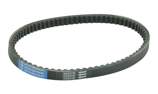 Drive Belt (18x9x737) KYMCO DINK 50 '98-'03, PEOPLE 50 '99-'11, SUPER 9 50 '00; '03-'04, SUPER 8 50 '07-'09, VITALITY 50 '04, TOP BOY 50 '97-'00, PIAGGIO SFERA 125 '95-'97, VESPA 125 '96-'99, Athena