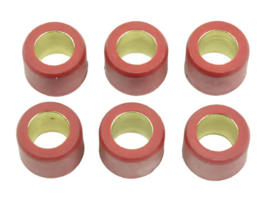 variator roller weights 6 pcs. 18X14 MM 9,5 GR. HONDA NH 50 LEAD, SH 50, KYMCO HEROISM / PEOPLE / VIVO 125 / 150, MOVIE 125, Athena
