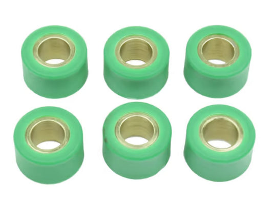 variator roller weights 6 pcs. 20X12 MM 14 GR. APRILIA LEONARDO 250, BENELLI VELVET 125 / 150, MALAGUTI MADISON / PHANTOM 125 / 150 / 250, YAMAHA XN TEO'S 125 / 150, XQ MAXTER 125 / 150, YP MAJESTY 125 / 150 / 250, Athena