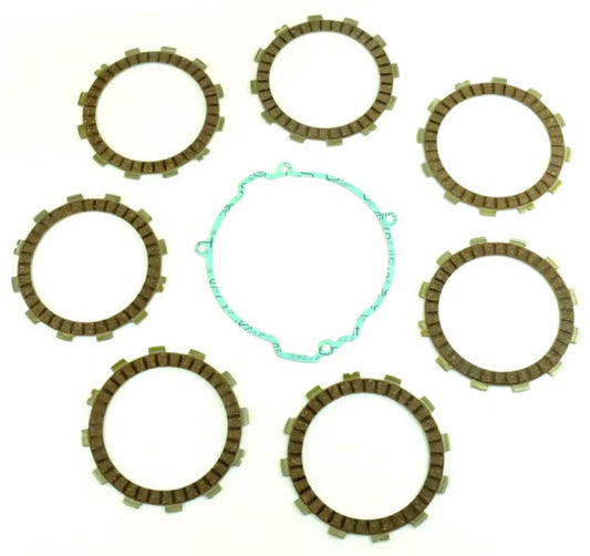 Clutch Plates With Clutch Cover Gasket KTM EXC 125 '04-'14, EXE/SM 125 '98-'15, SX 150 '09-'15, SXS 125 '00-'08, XC 150 '11-'14, Athena