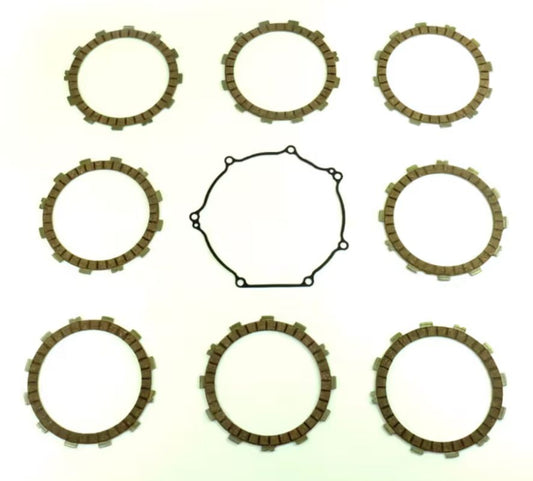 Clutch Plates With Clutch Cover Gasket KAWASAKI KLX 450R '08-'20, KX 450F '06-'15, Athena