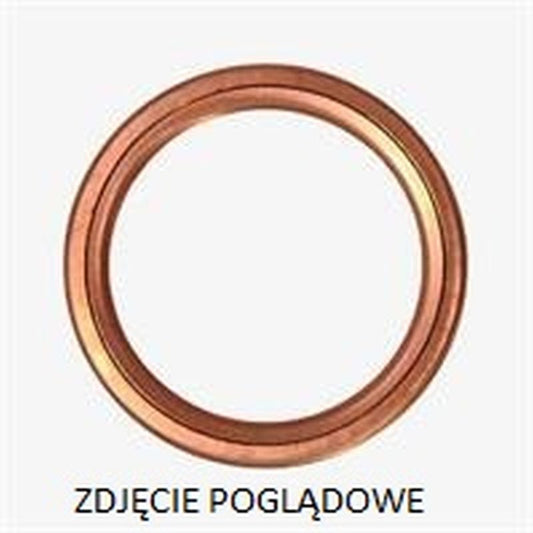 GASKET (COPPER WASHER) FOR EXHAUST PIPE KAWASAKI KX 100 '98-'13, KX 80 '98-'00, KX 85 '01-'18 (34X39X1,5MM) (OEM:110601842), Athena