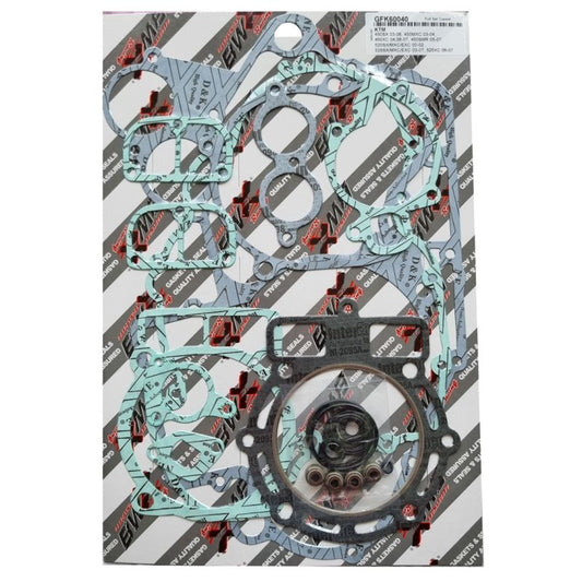 GASKET SET KTM MXC-G 450 '03-'04, SX 450 '03-'06, XC 450 '04-'07, SX 525 '03-'06, EXC 525 RACING '03-'07 (808318), Bearing WorX