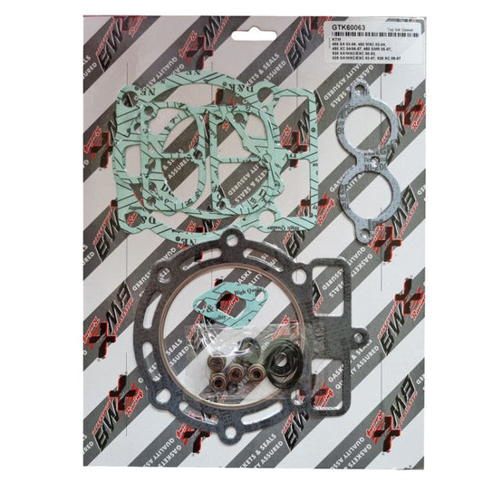 TOP-END GASKETS KTM MXC-G 450 '03-'04, SMR 450 '05-'07, SX 450 '03-'06, XC 450 '04-'07, EXC/SX/MXC 520 RACING '00-'02, EXC/MXC-G/SX 525 RACING '03-'07, XC 525 '06-'07 (810318), Bearing WorX