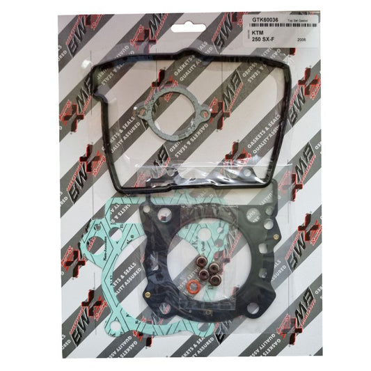 TOP-END GASKETS KTM SX 250F '06-'12 (SXF250), EXCF 250 '07-'13, HUSQVARNA FE/FC 250 '14-'16 (810011), Bearing WorX