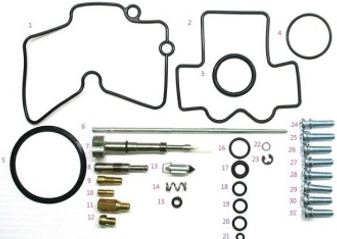 CARBURETOR REPAIR KIT HONDA CRF 250R '06, (26-1087), Bearing WorX