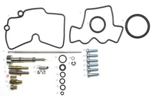 CARBURETOR REPAIR KIT HONDA CRF 150R/RX '08-'09 (26-1001), Bearing WorX