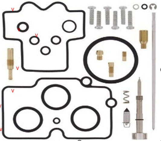CARBURETOR REPAIR KIT HONDA CRF 450X '05-'06 (26-1470), Bearing WorX