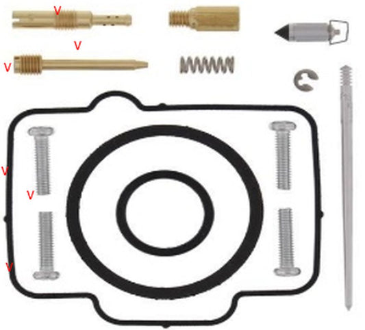 CARBURETOR REPAIR KIT HONDA CR 250R '00, (26-1166), Bearing WorX