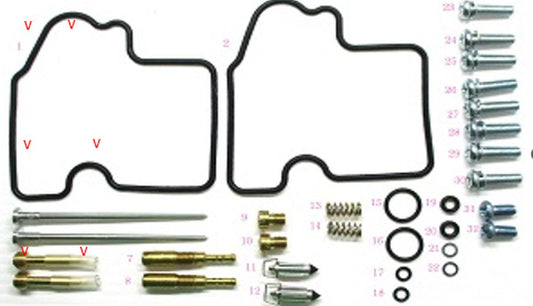 CARBURETOR REPAIR KIT KAWASAKI KVF 750 BRUTE FORCE '05-'07 (26-1217), Bearing WorX