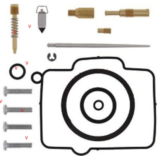 CARBURETOR REPAIR KIT SUZUKI RM 250 '00, (26-1177), Bearing WorX