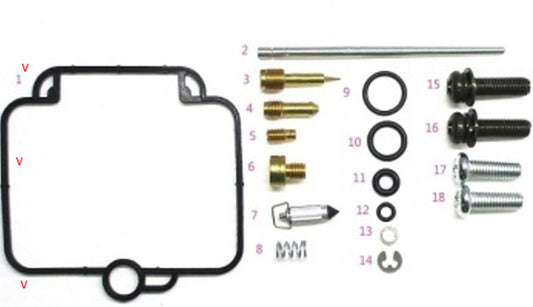 CARBURETOR REPAIR KIT SUZUKI DR 650SE '94-'95 (26-1105), Bearing WorX