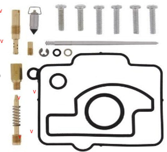 CARBURETOR REPAIR KIT SUZUKI RM 250 '02, (26-1175), Bearing WorX