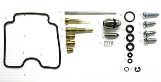 CARBURETOR REPAIR KIT YAMAHA YFM 350 RAPTOR '04-'13 (26-1263), Bearing WorX