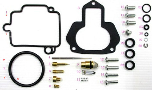 CARBURETOR REPAIR KIT YAMAHA YFM 400 KODIAK '96-'98 (26-1370), Bearing WorX