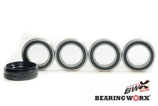 REAR WHEEL BEARINGS WITH SEALS YAMAHA YFZ 450 06-09, YFM 700 RAPTOR 06-12 (25-1526), Bearing WorX