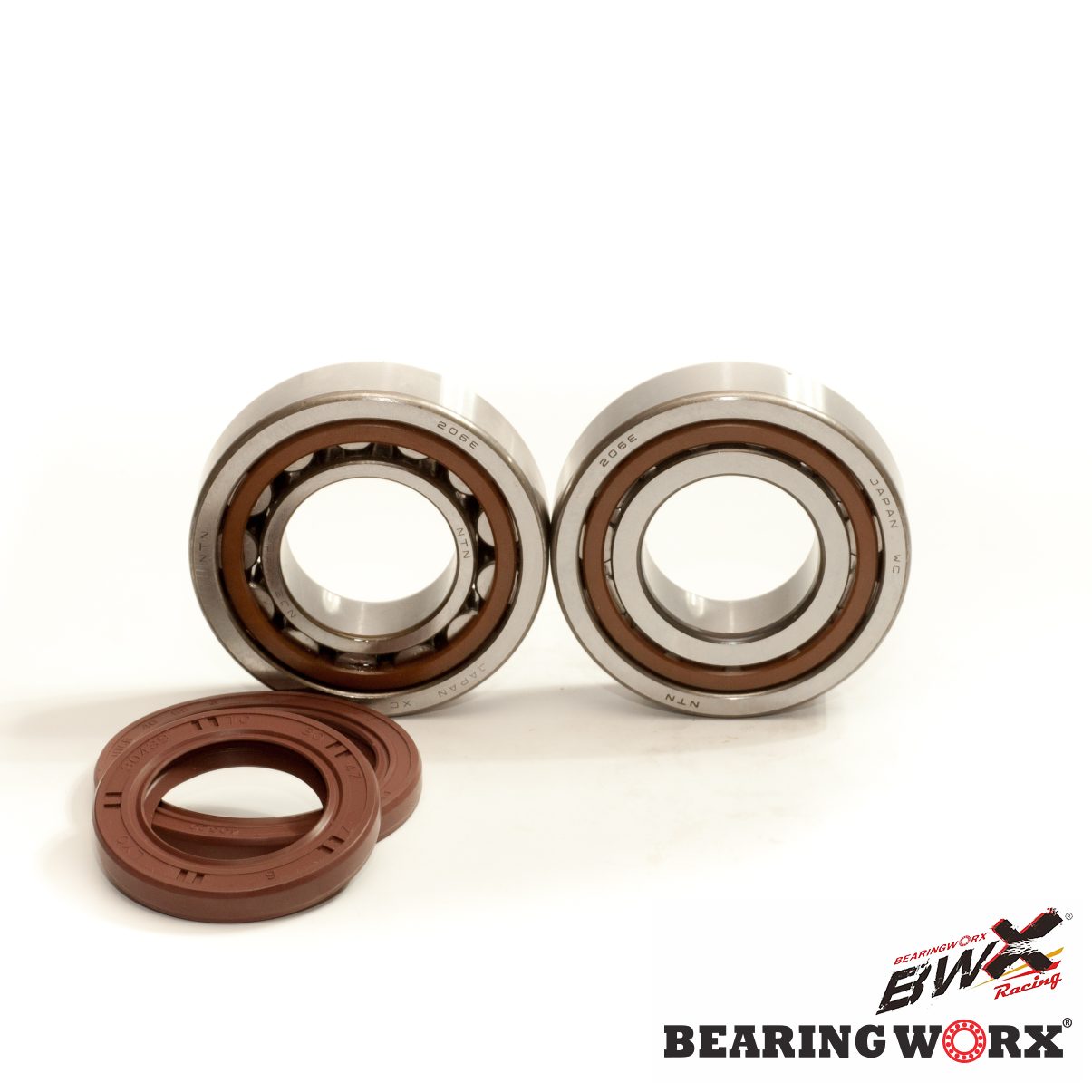 CRANKSHAFT BEARINGS WITH SEALS KTM SXF 250 13-15, SXF 350 11-15, HUSQVARNA FC/FE 250/350 14-15 (NTN) (MADE IN JAPAN) (23.CBS63013) = CBK60009, Bearing WorX