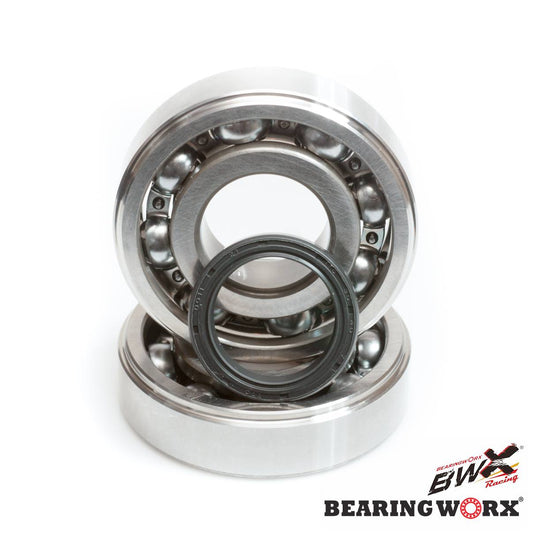 CRANKSHAFT BEARINGS WITH SEALS KAWASAKI KX 125 88-07 (NTN) (MADE IN JAPAN) (24-1008), Bearing WorX