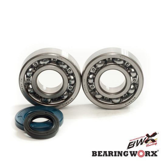 CRANKSHAFT BEARINGS WITH SEALS SUZUKI RM250 03-04 (NTN) (MADE IN JAPAN) (24-1046), Bearing WorX